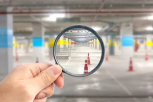 Symbolisch Erkennen eines seriösen Parkanbieters